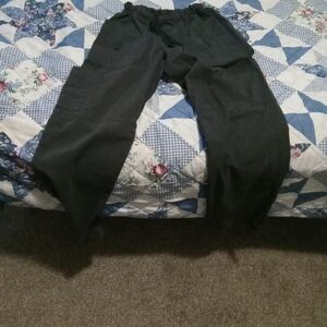Butter-Soft Black Scrub Pants